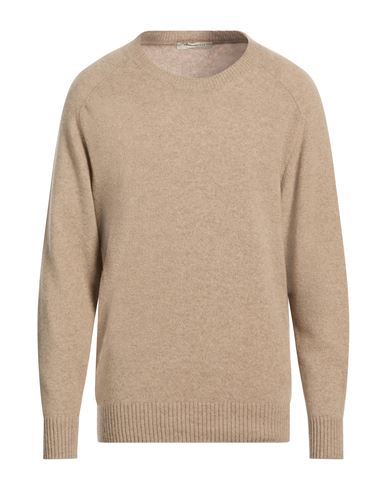Man Sweater Sand Size 44 Cashmere