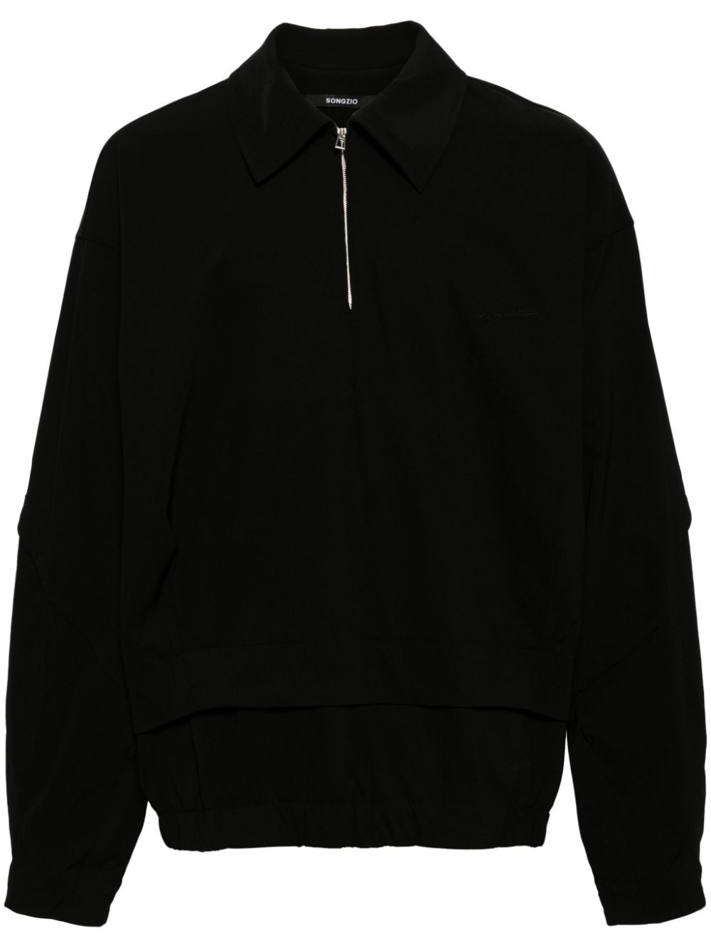Underart layered polo shirt - Black