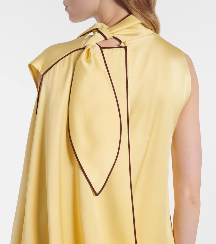Tie-neck top