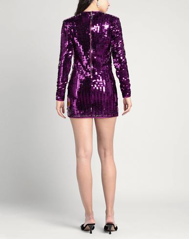 Woman Mini dress Purple Size 4 Polyester