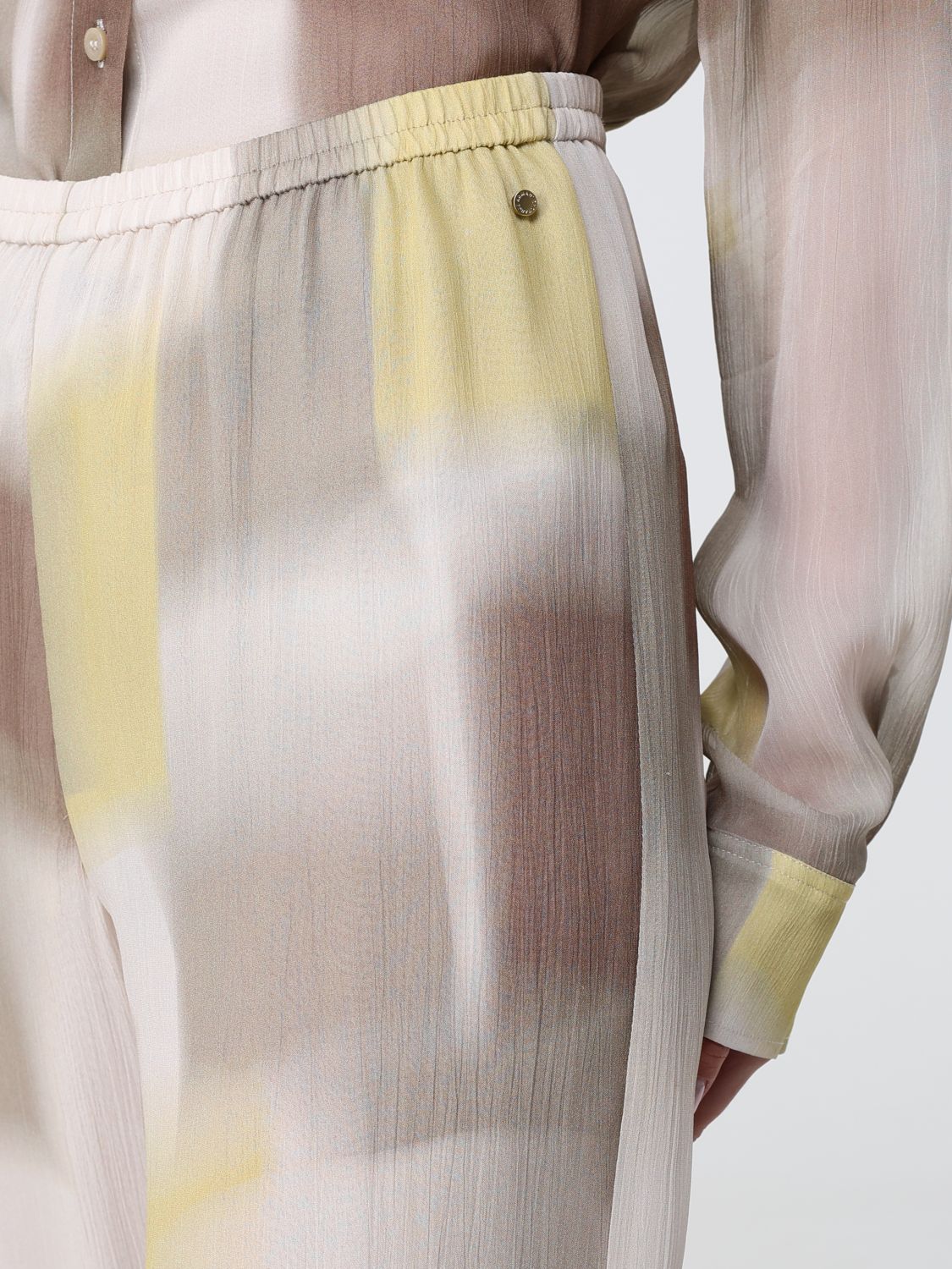 Pants Woman color Yellow