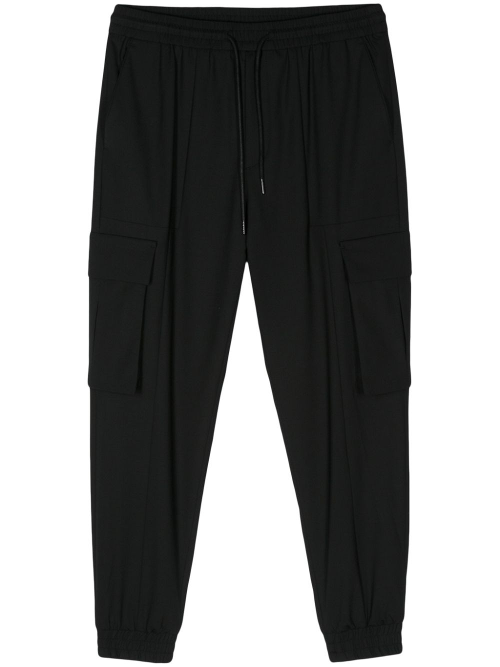 Cargo tapered trousers - Black