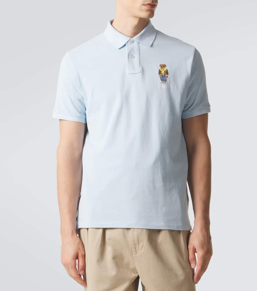 Polo Bear cotton piqué polo shirt