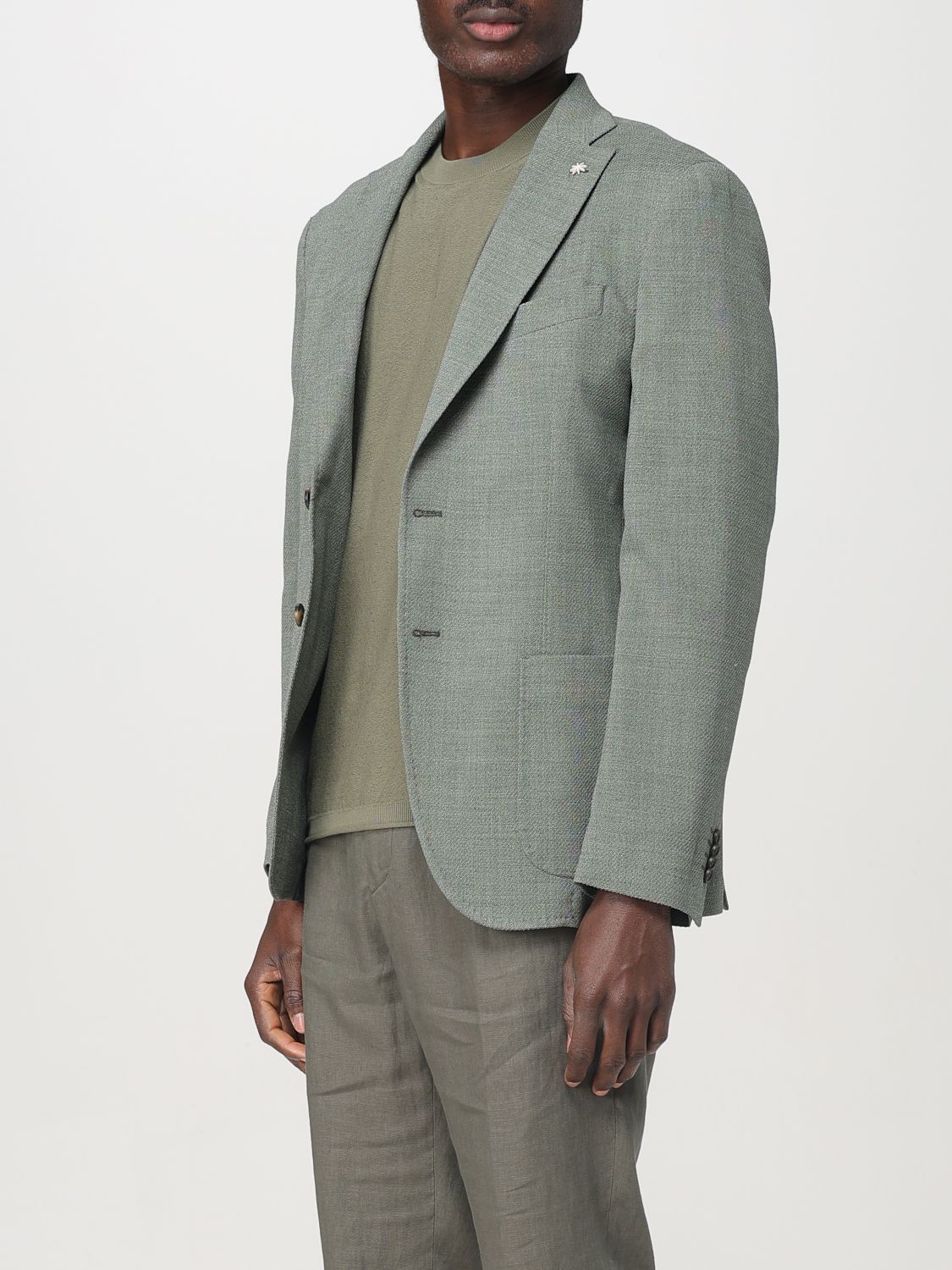 Blazer Men color Green