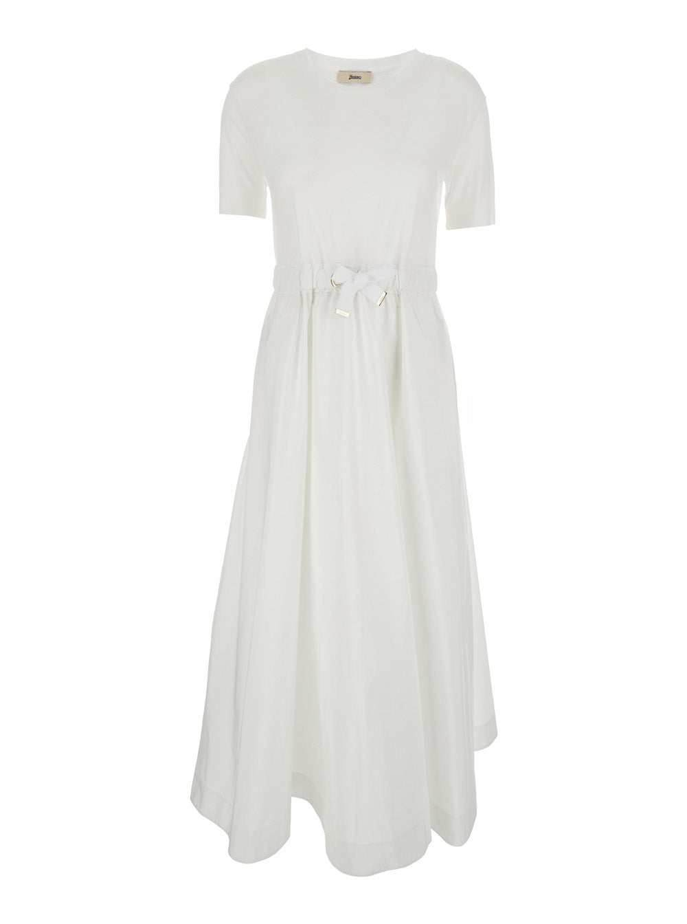 Tech Fabric Dress — White