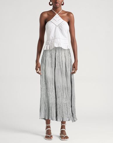Woman Maxi skirt Charcoal Size M Cupro
