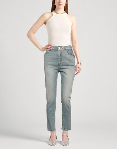 Woman Jeans Blue Size 2 Cotton, Elastane