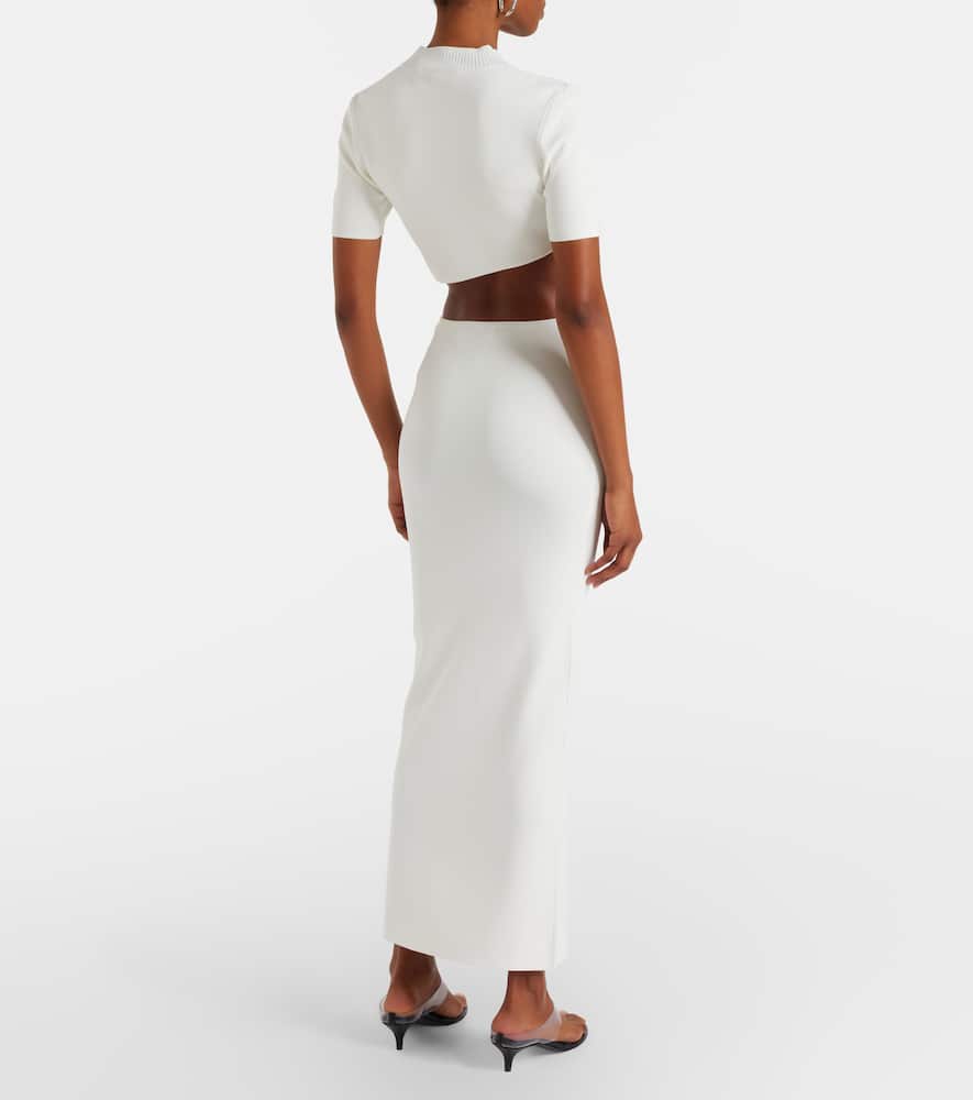 Maparadita jersey midi skirt