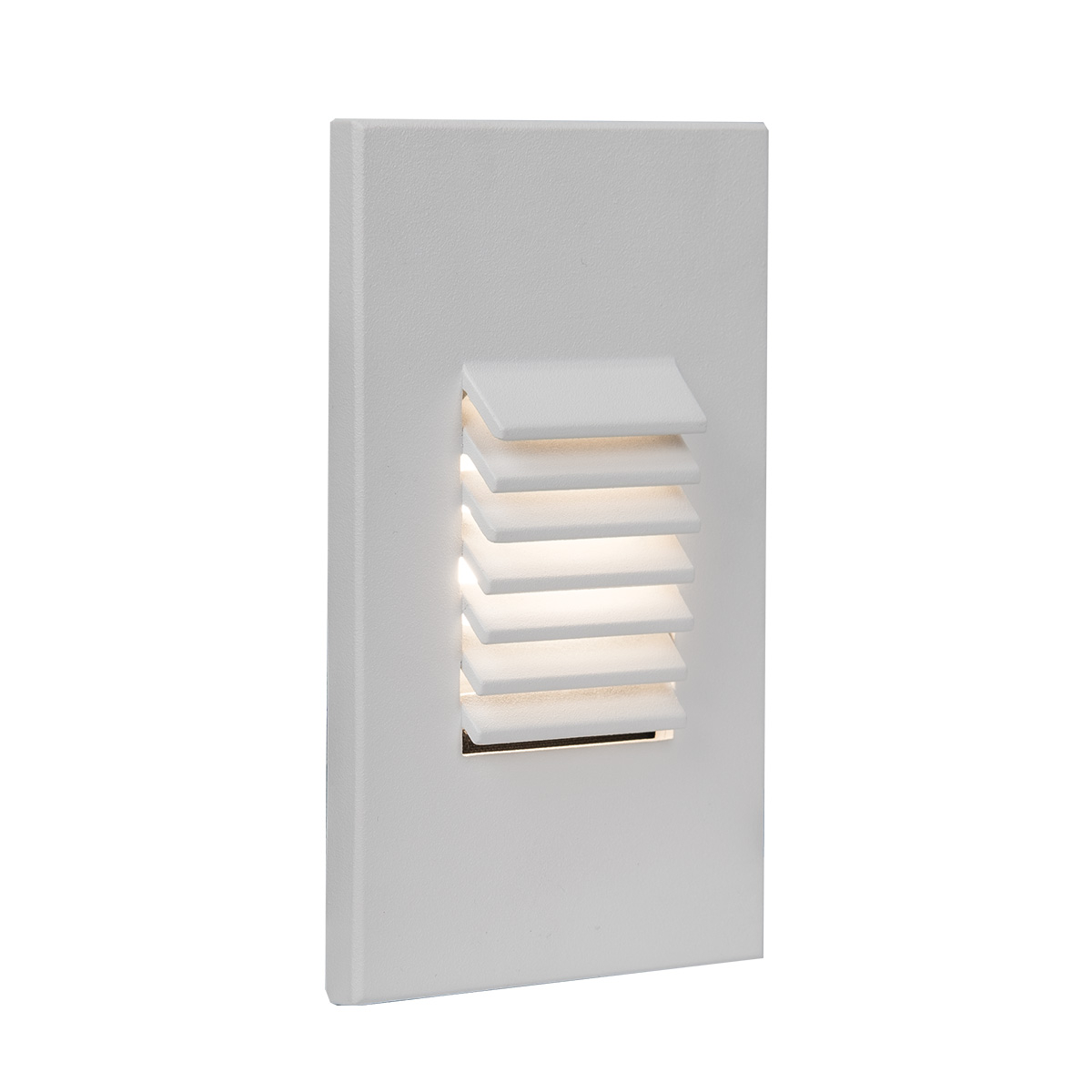 White on Aluminum LED Step and Wall Light from the Ledme Step And Wall Lights Collection