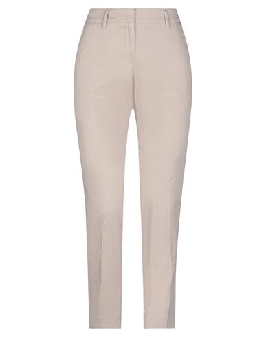 Woman Pants Sand Size 6 Cotton, Elastane