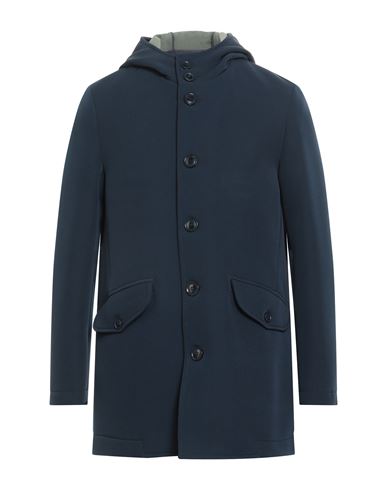 Man Coat Midnight blue Size 36 Polyester, Elastane