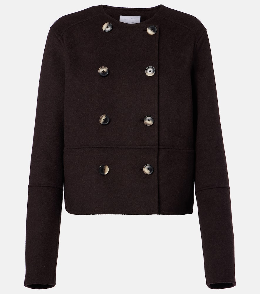 Courtney double-breasted wool-blend jacket