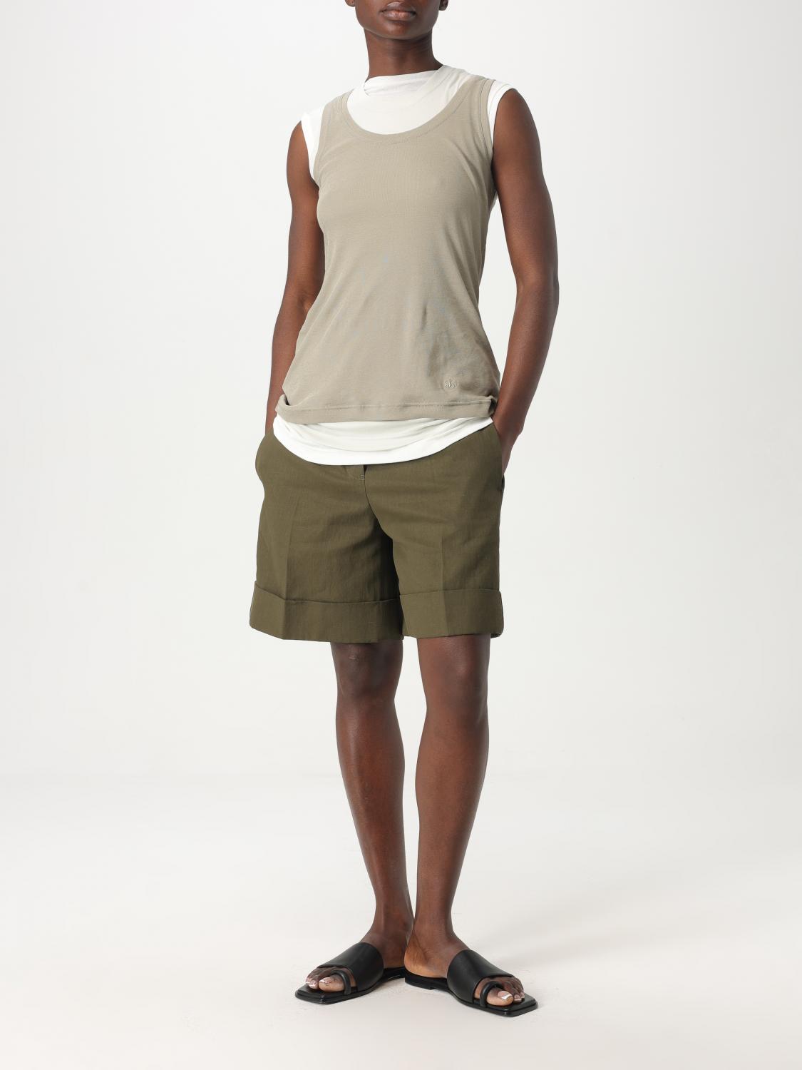 Short JIL SANDER Woman color Green