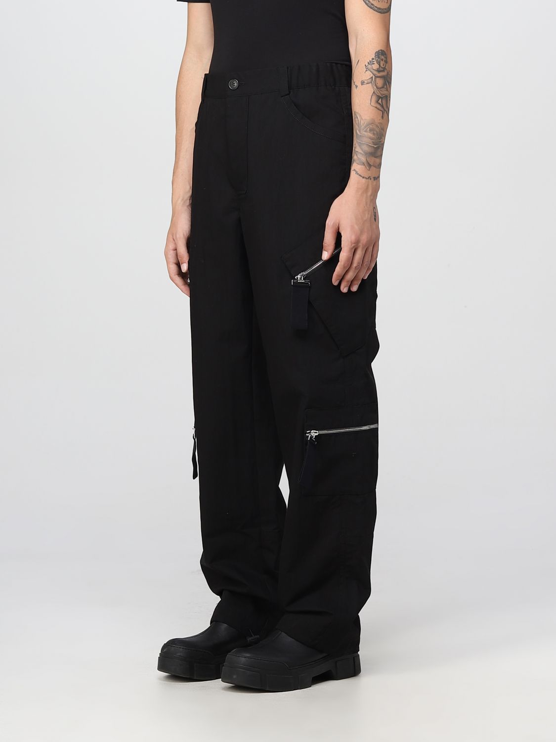 Pants Men color Black