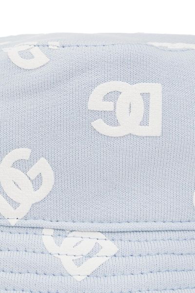 Dolce & Gabbana Kids All-Over DG Logo Printed Bucket Hat