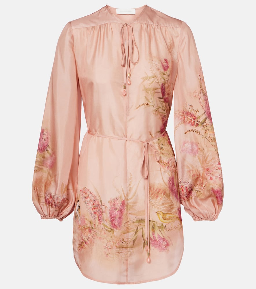 Cascadian floral silk tunic