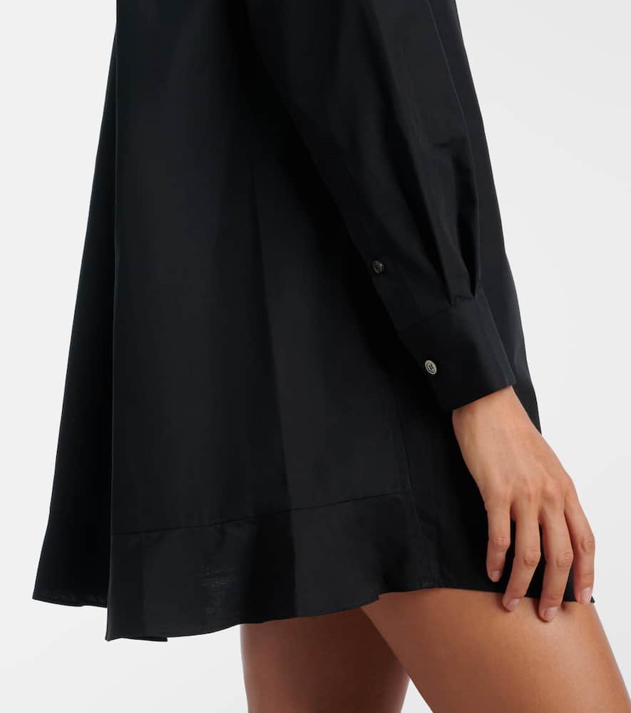 Poplin shirt dress
