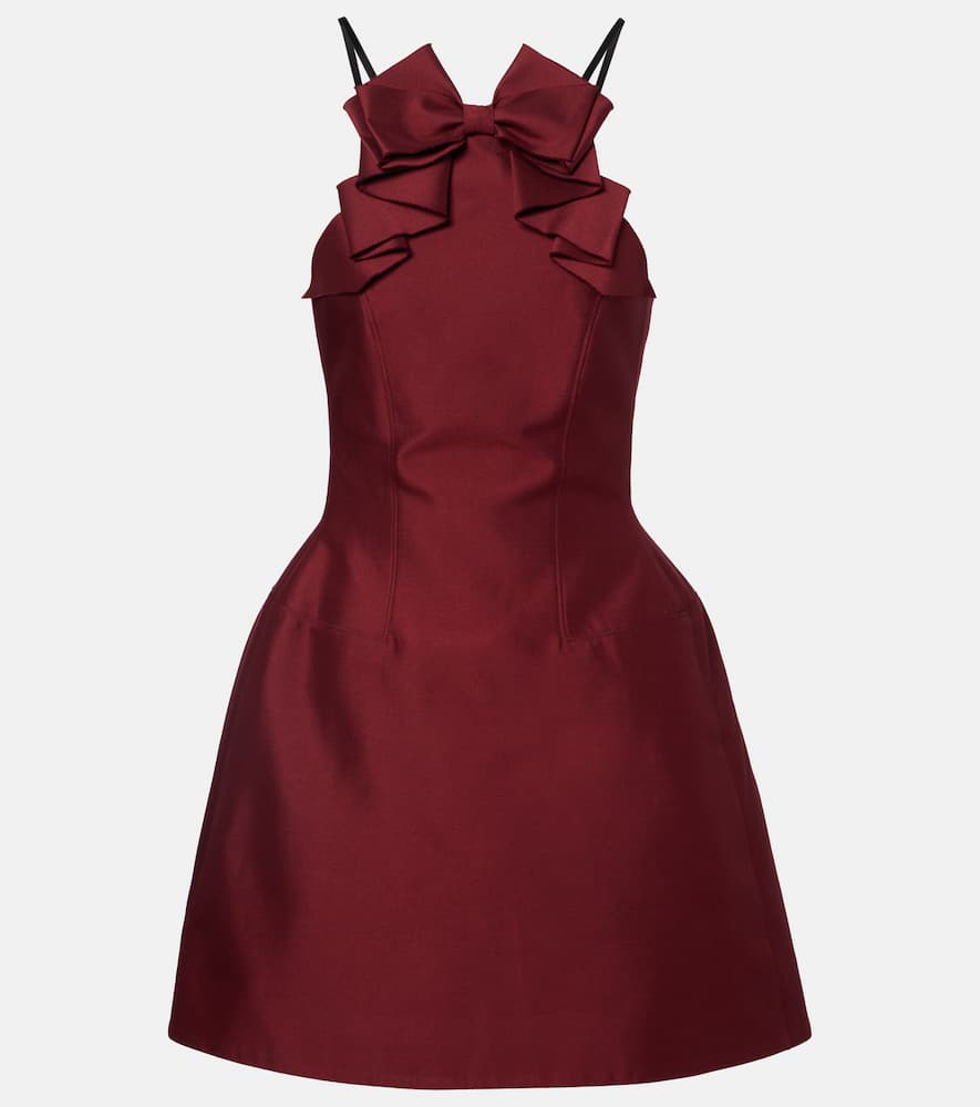 Bow-detail minidress