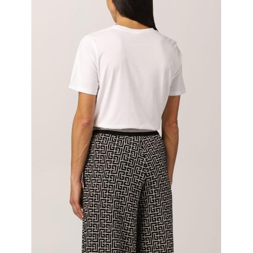 Flocked logo T-shirt - White