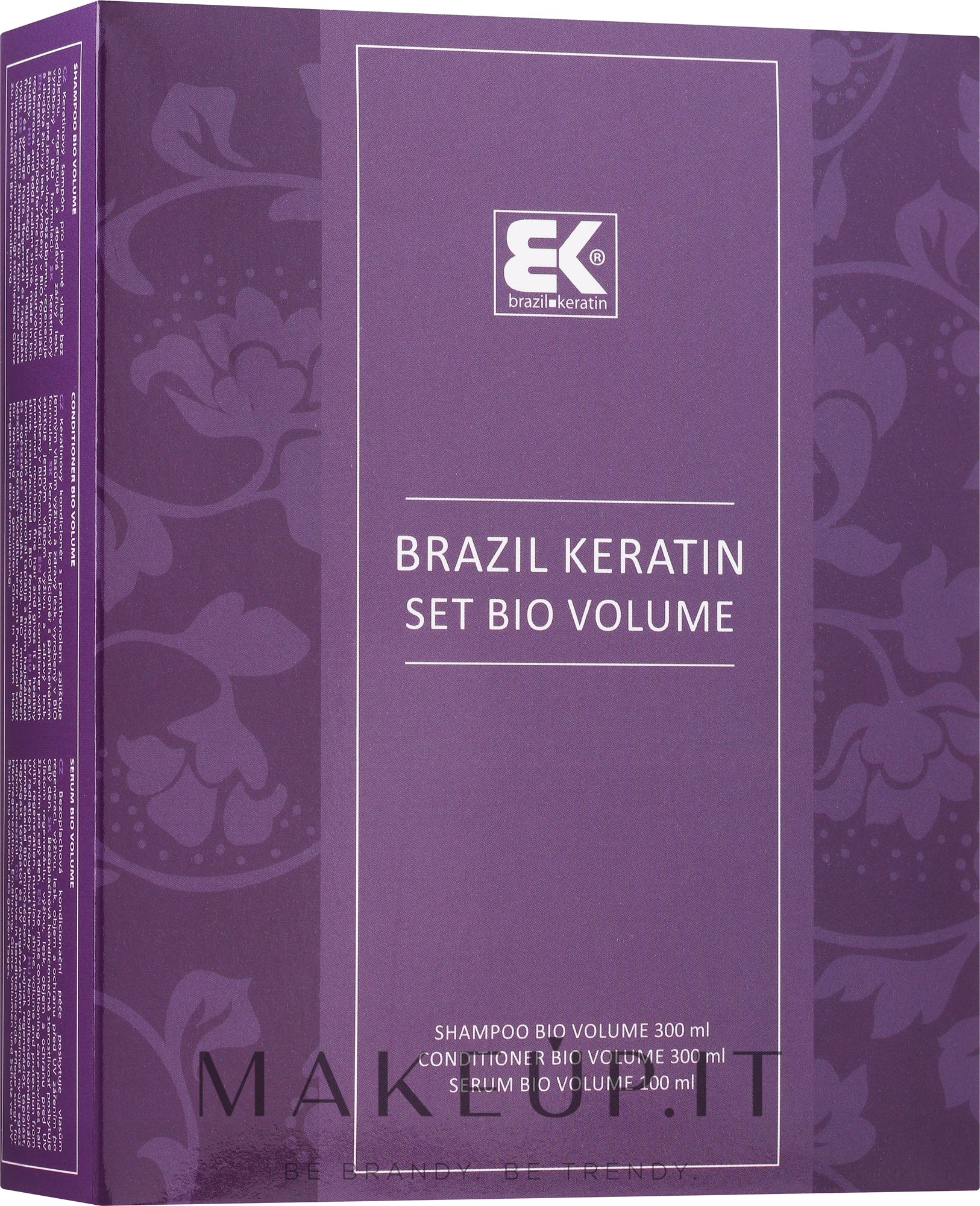 Set Brazil Keratin Bio Volume shm/300ml + cond/300ml + serum/100