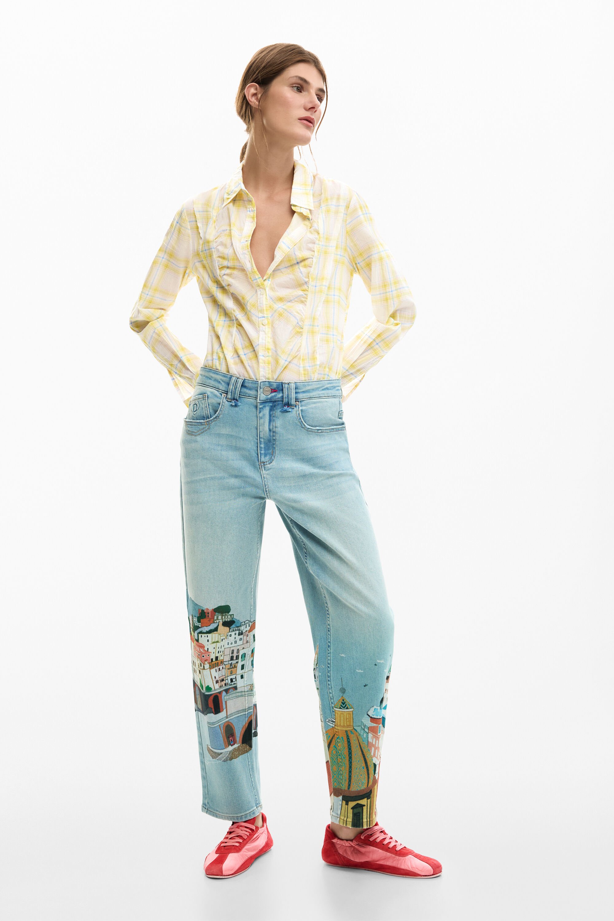 Amalfi denim pant