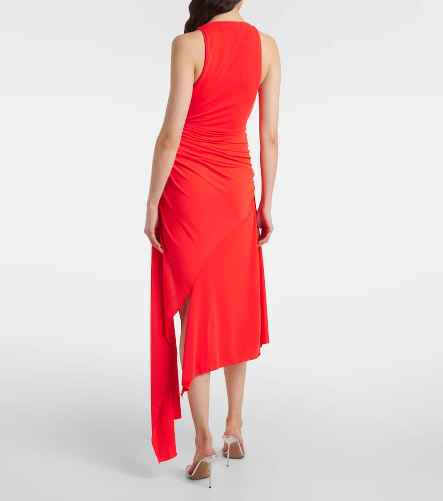 Lamé midi dress