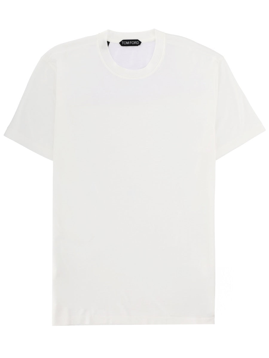 Lyocell Cotton Crew Neck T-Shirt