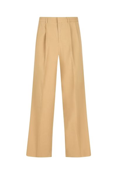 Celine Mid-Rise Pleated Trousers