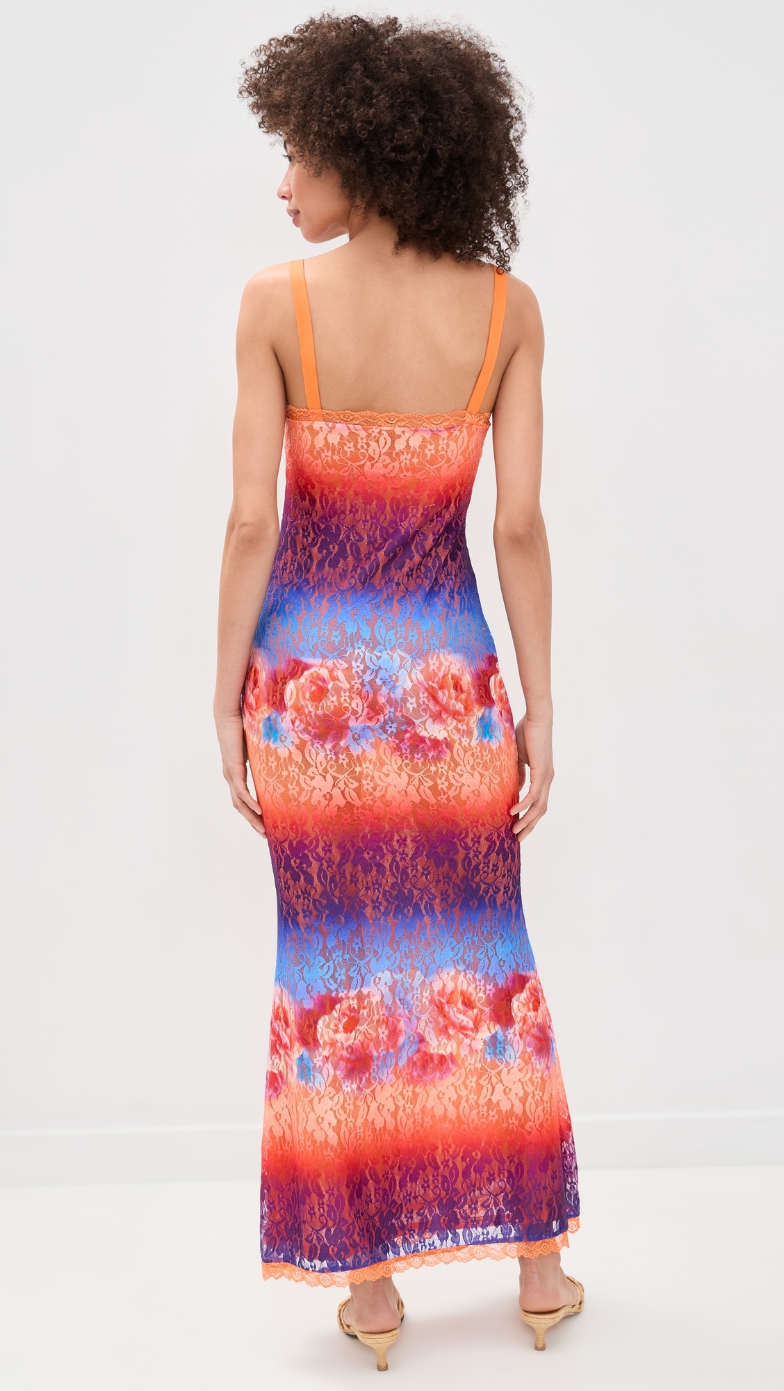 Serina Lace Maxi Dress Nadia Pink Ombre