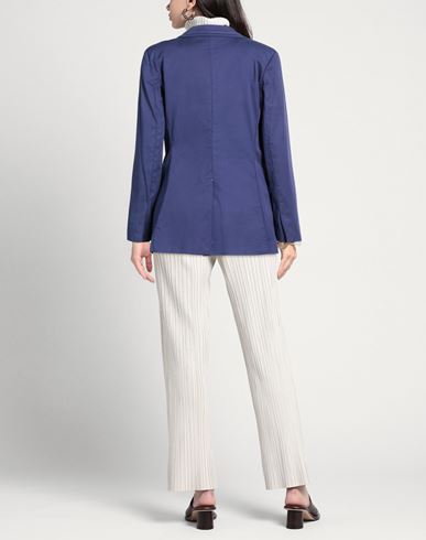 Pièce. Woman Blazer Navy Size 6 Cotton, Elastane
