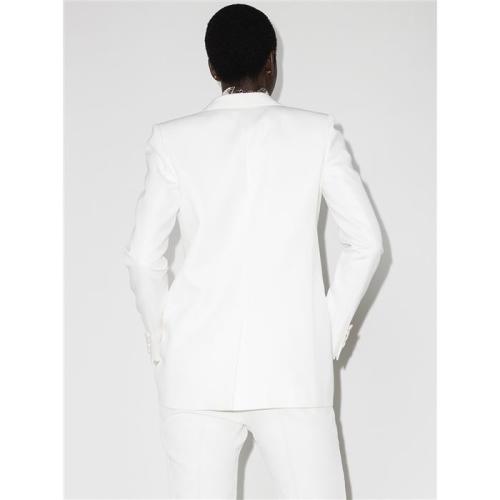Single-breasted wool bland blazer
