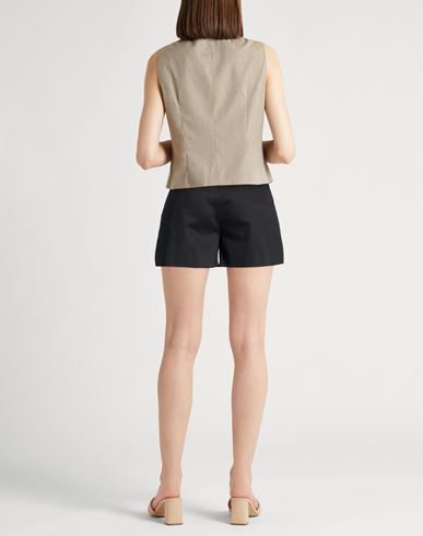 Woman Shorts & Bermuda Shorts Black Size 6 Cotton, Elastane