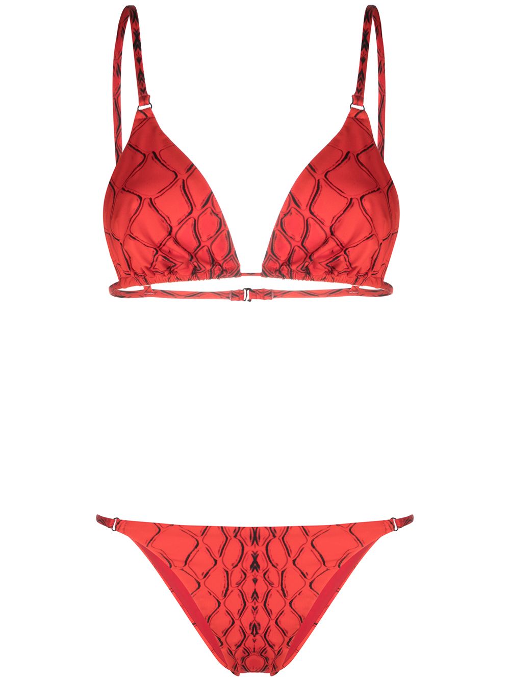 Snake Tanning bikini - Red