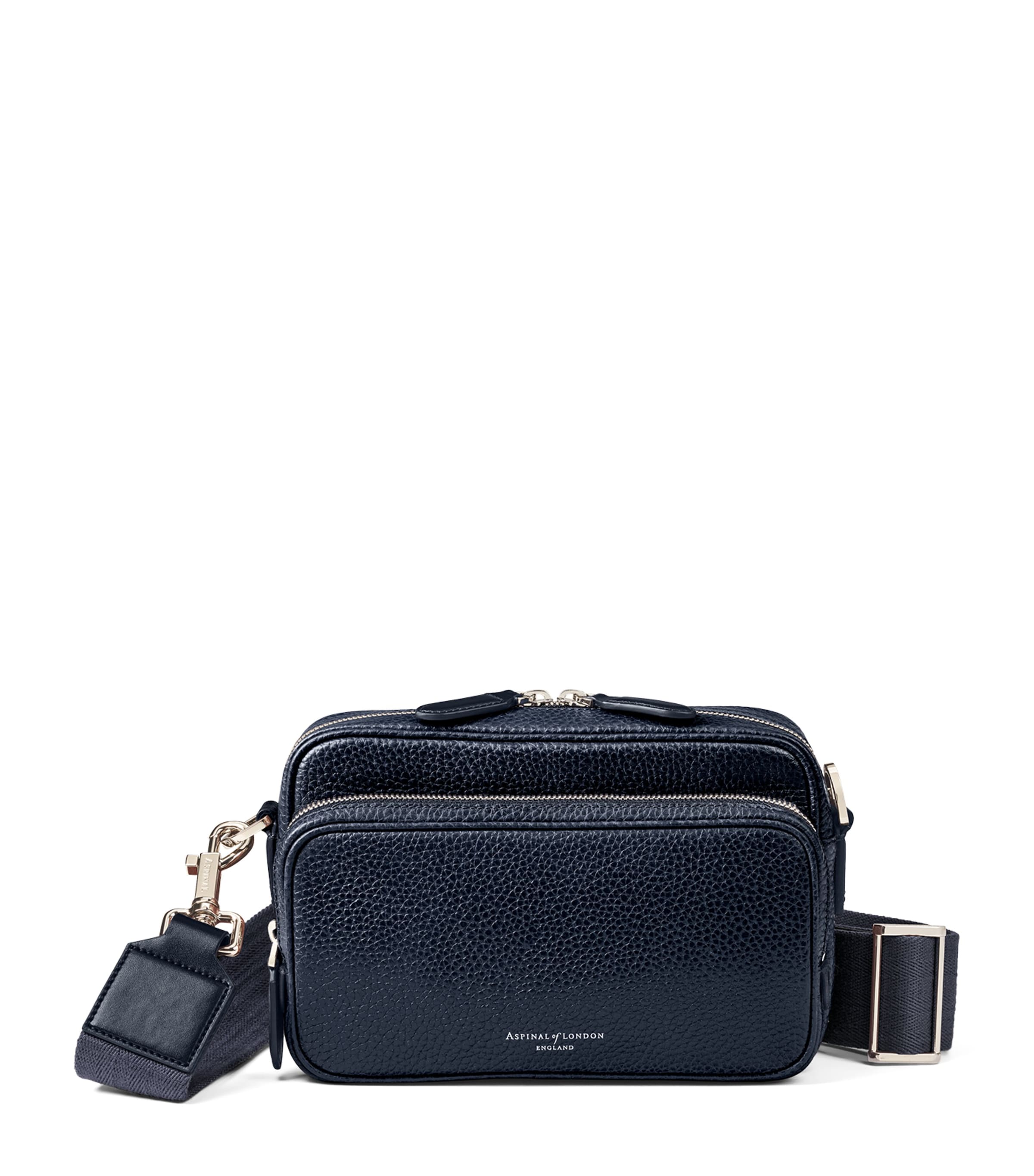 Leather Reporter East West Messenger Bag