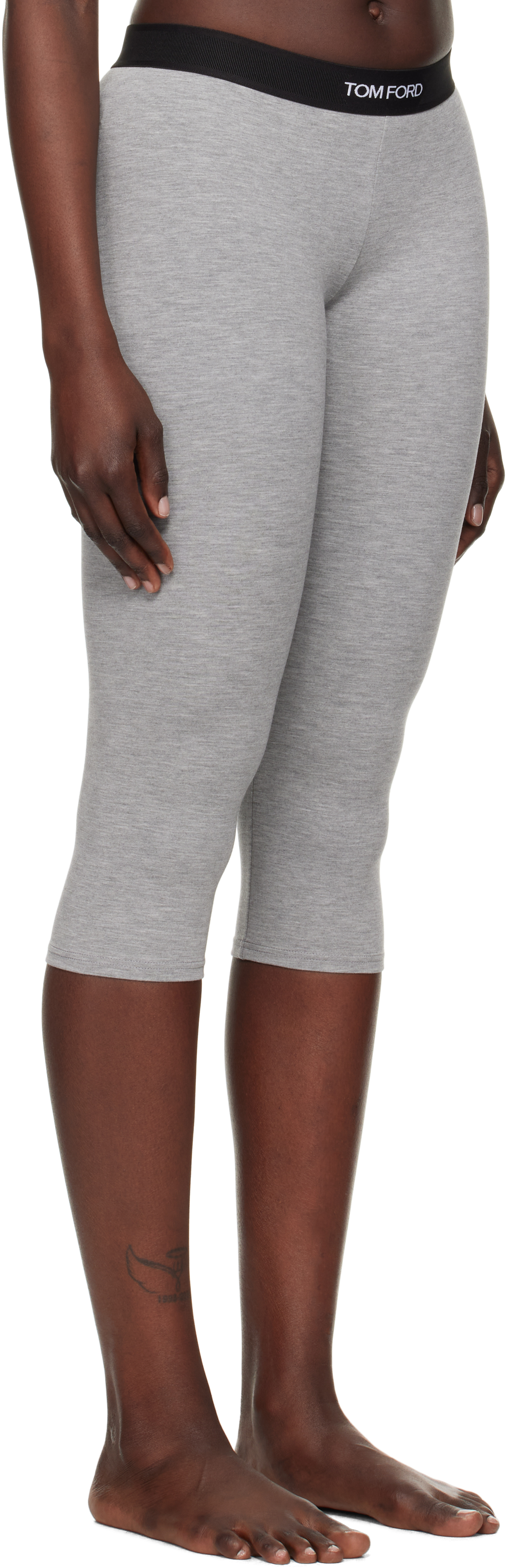 TOM FORD Gray Modal Yoga Short Leggings