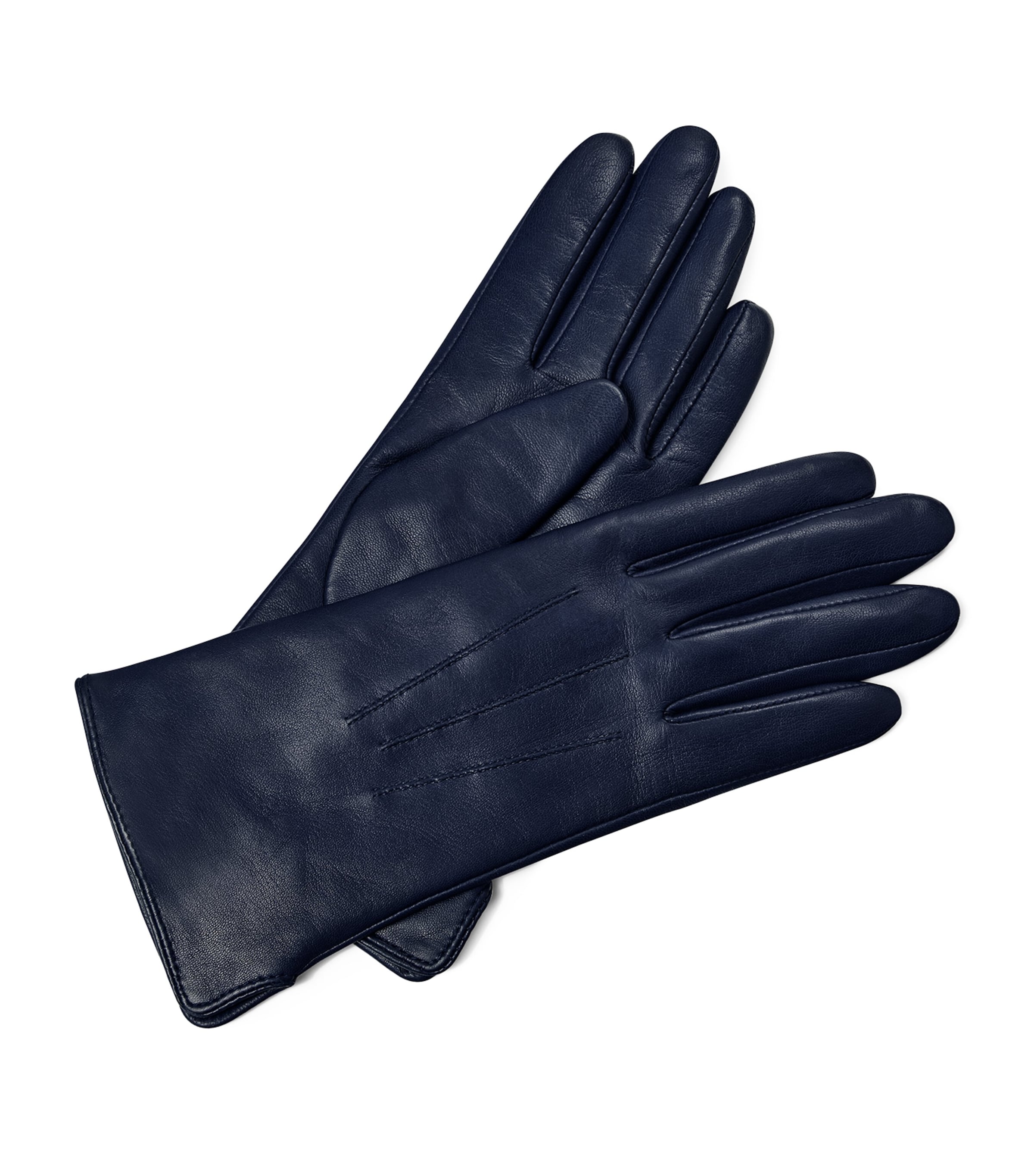 Wool-Cashmere Lined Leather Gloves