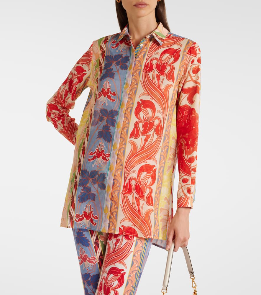 Printed cotton shirt