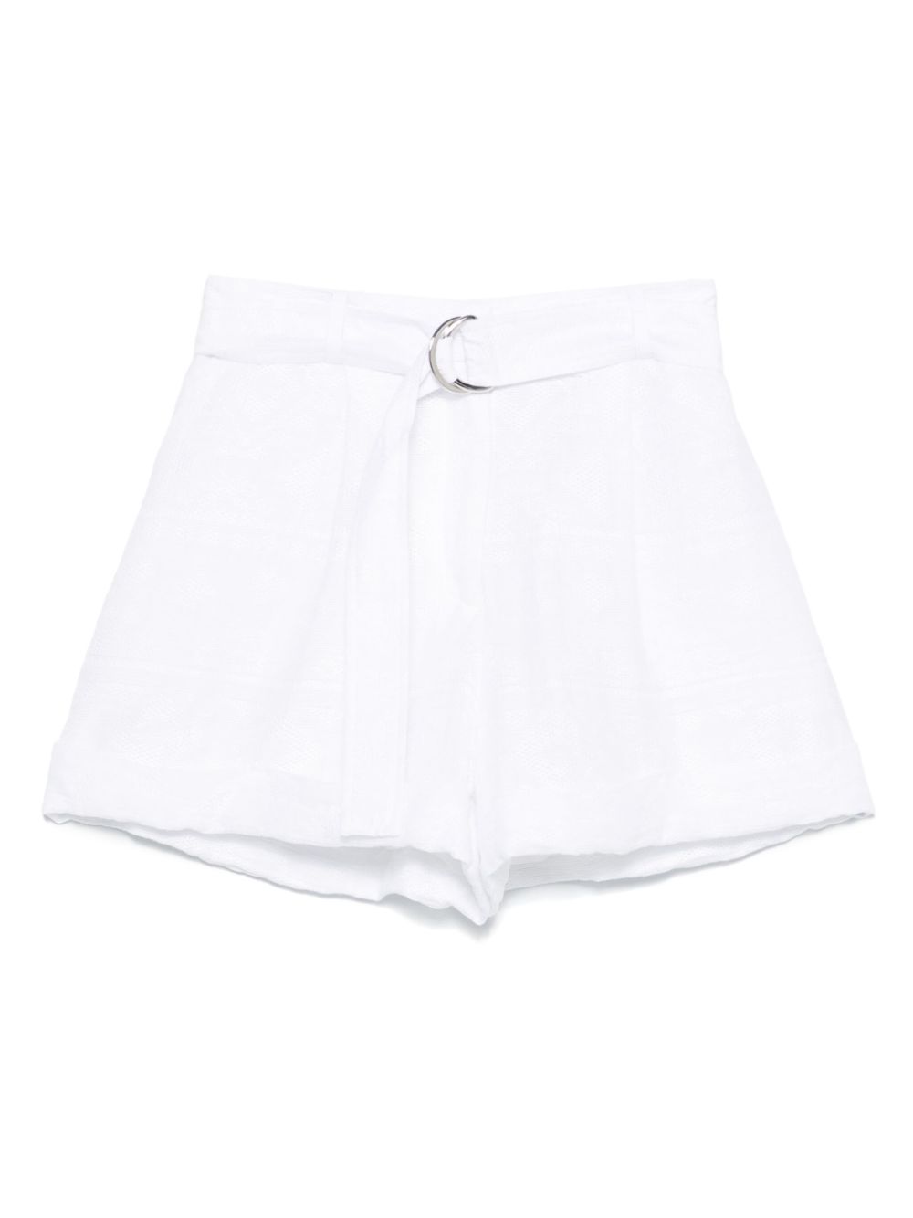 ERMANNO FIRENZE belted shorts - White
