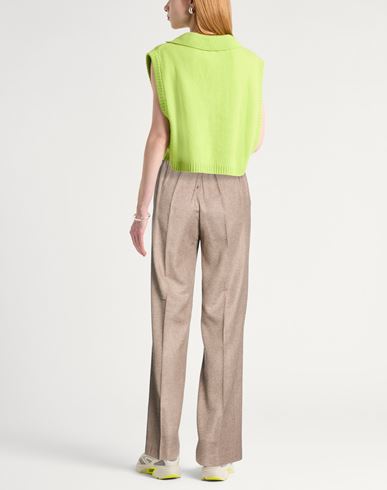 Caractère Woman Pants Light brown Size 10 Viscose, Wool
