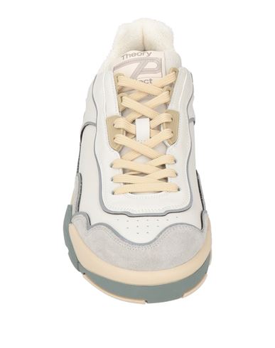 Man Sneakers Ivory Size 10 Calfskin