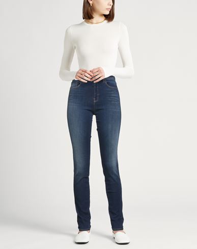 Woman Jeans Blue Size 30 Cotton, Lyocell, Elastomultiester, Elastane