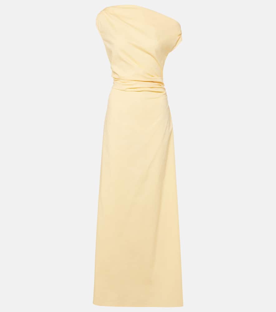 Phare one-shoulder cotton maxi dress