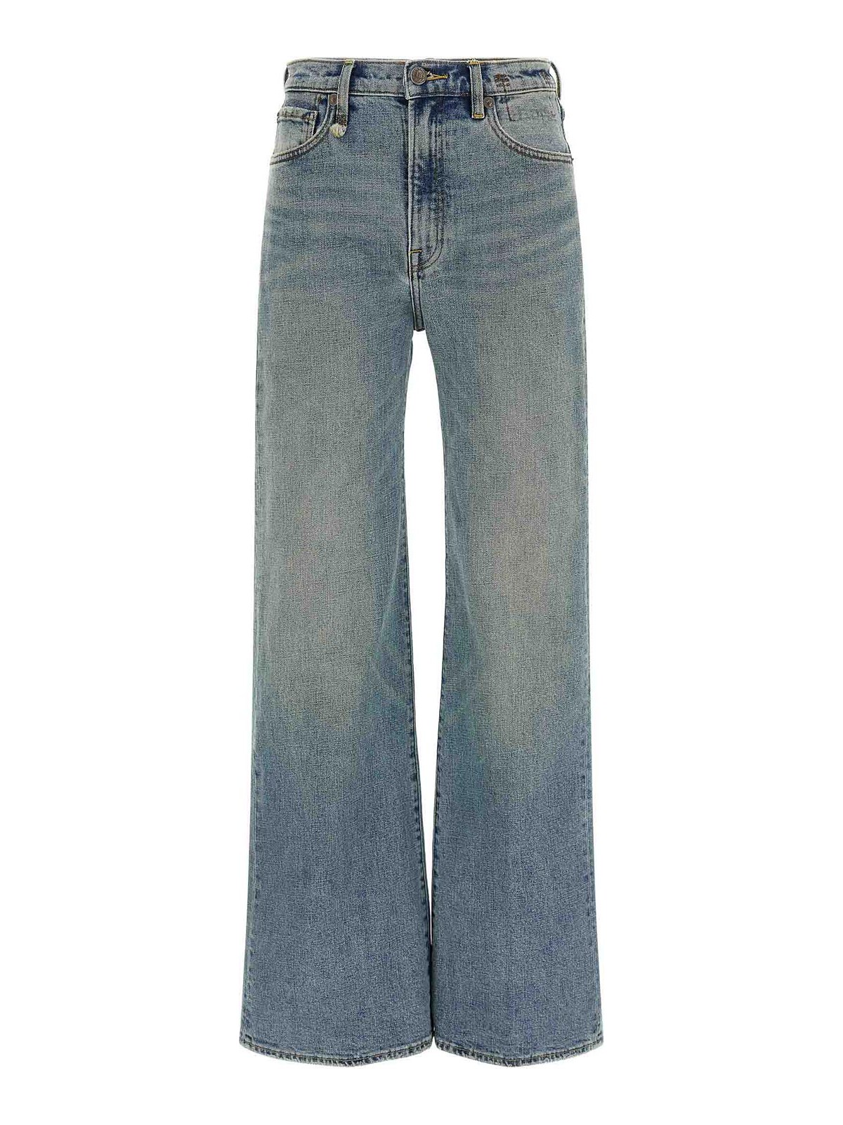 Logo-patch jeans - Blue
