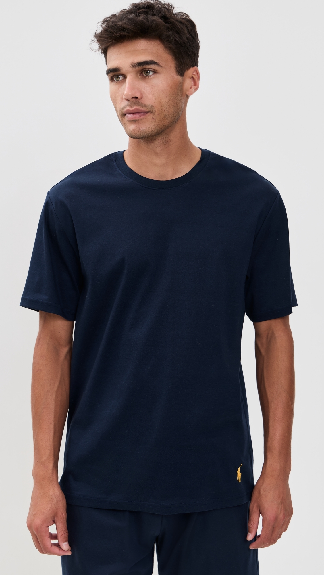 Mercerized Cotton Sleep Shirt Cruise Navy