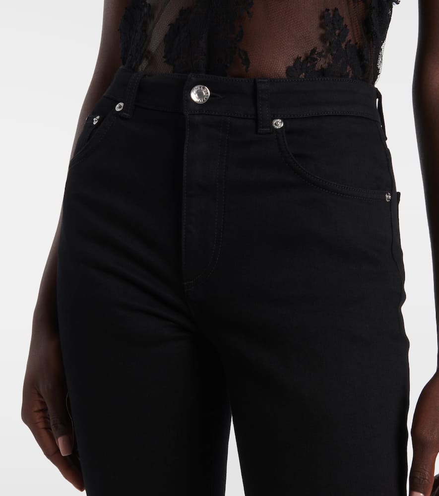 Mid-rise skinny jeans