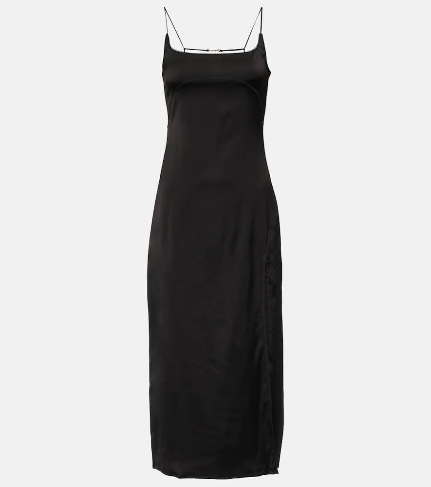La Robe Notte satin midi dress