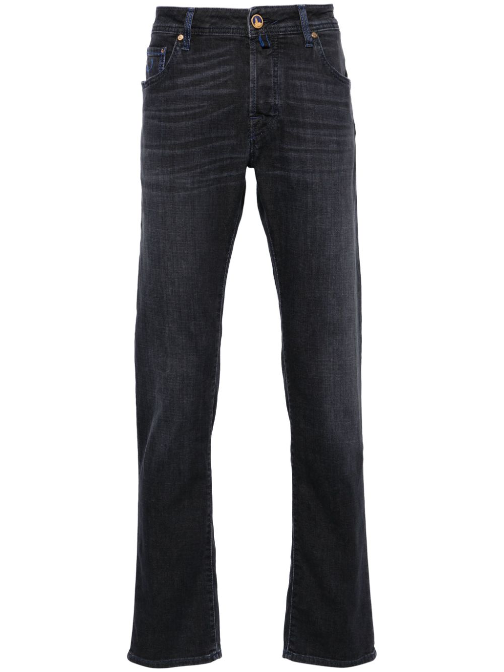 Nick mid-rise slim-fit jeans - Blue
