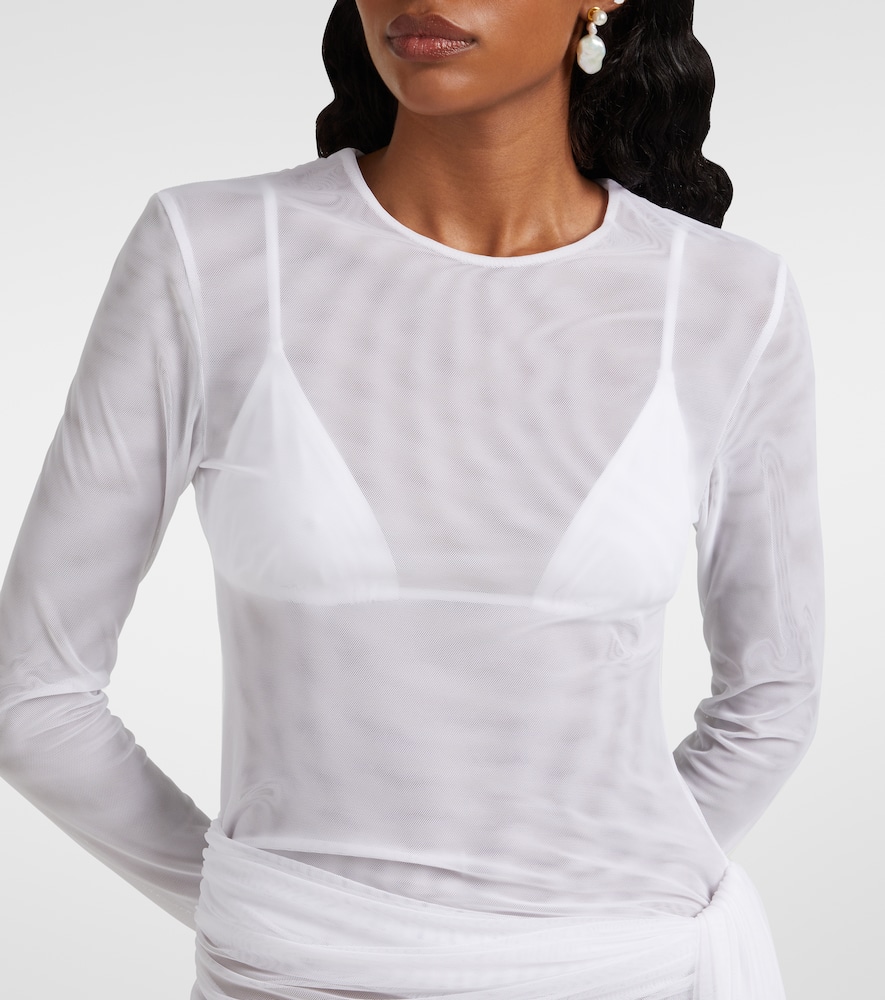 Aiden draped minidress