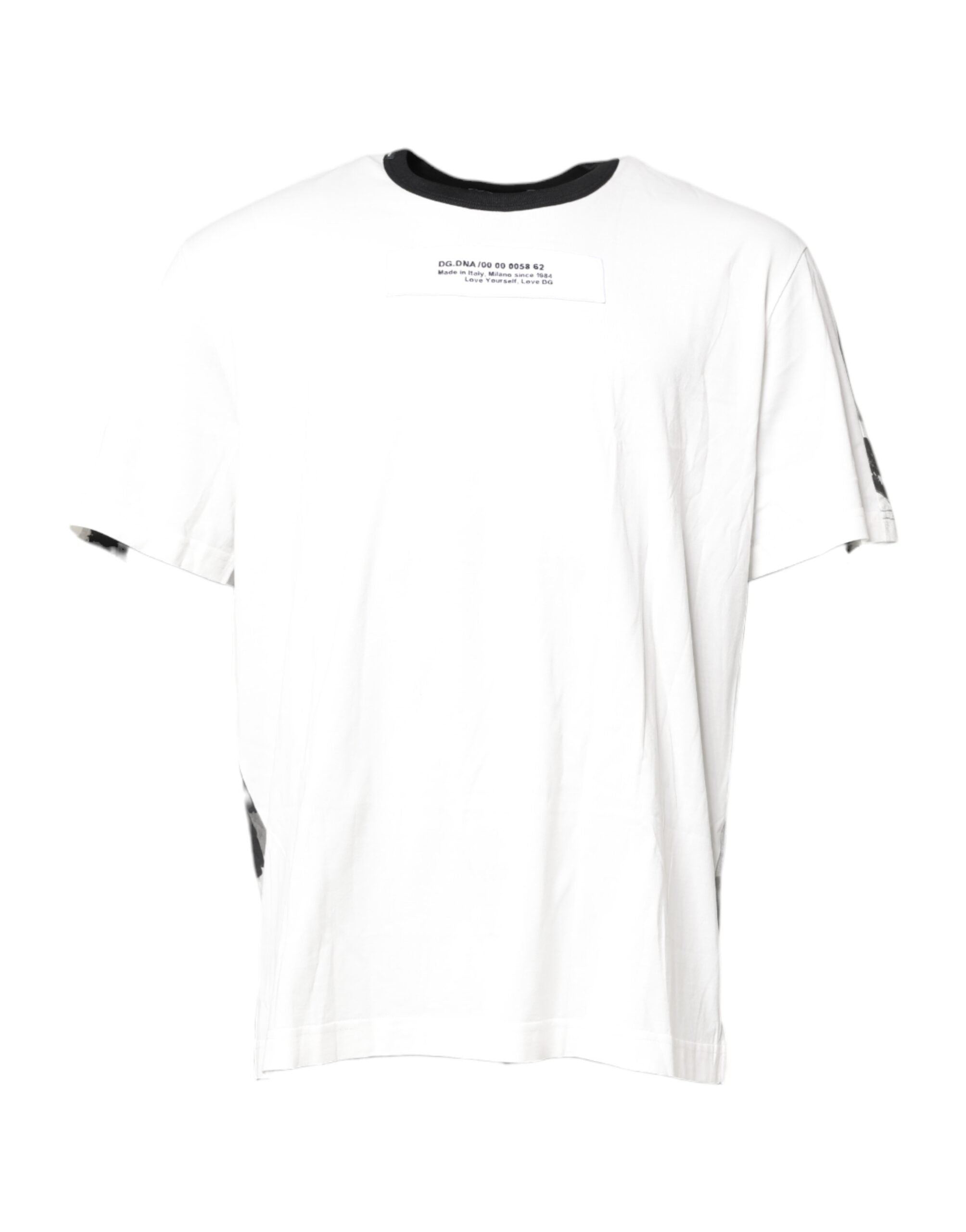 Camouflage Crew Neck T-Shirt — White