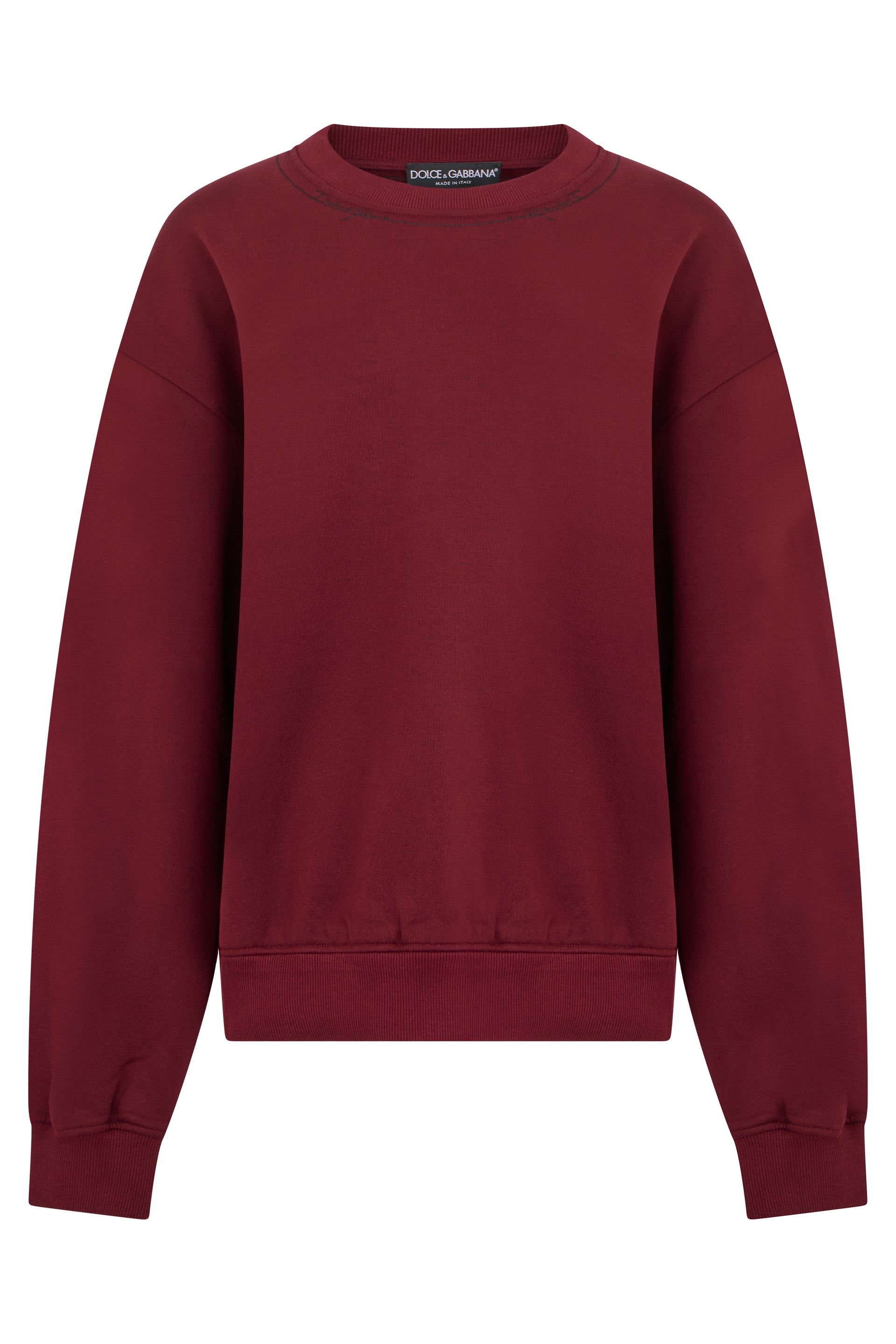 Men's 100% Cotton Crewneck Sweatshirt with Long Sleeves